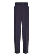 Pleated Straight-Leg Pant Navy Polo Ralph Lauren