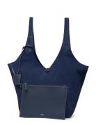 Polo Play Suede Large Tote Navy Polo Ralph Lauren