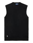 Sleeveless Crewneck Sweater Black Polo Ralph Lauren