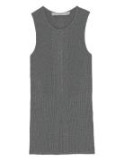 Rib Knit Tank Top Grey REMAIN Birger Christensen