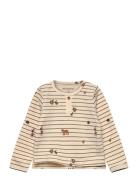 T-Shirt Ls Aop Cream Minymo