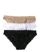 Hanky Panky Signature Lace, Original Rise Thong, 3 Pack Black Hanky Pa...
