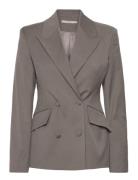 Fitted Blazer Grey REMAIN Birger Christensen
