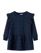 Nmfoeana Ls Swe Dress Bru Pb Navy Name It