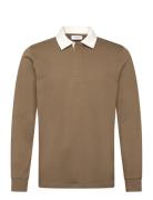 Baseball Polo L/S White Lindbergh