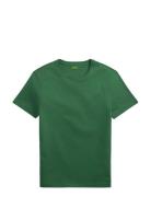 Custom Slim Fit Jersey Crewneck T-Shirt Khaki Polo Ralph Lauren