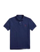 The Iconic Mesh Polo Shirt Blue Polo Ralph Lauren