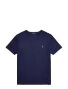 Custom Slim Fit Soft Cotton T-Shirt Blue Polo Ralph Lauren