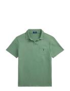 Standard Fit Cotton-Linen Polo Shirt Green Polo Ralph Lauren