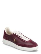 Bedford Leather-Suede Sneaker Burgundy Polo Ralph Lauren
