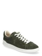 Heritage Court Ii Suede Sneaker Khaki Polo Ralph Lauren