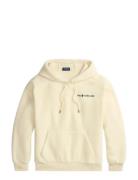 Relaxed Fit Logo Pile Fleece Hoodie Cream Polo Ralph Lauren