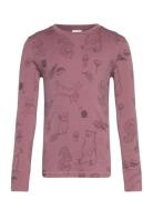 Top Merino Wool Aop Pink Lindex