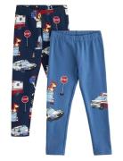 Leggings 2 Pack Trucks Blue Lindex