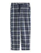 Pyjamasbyxor I Flanell Navy Lindex