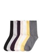 Sock 7 P Mixed Colours Patterned Lindex