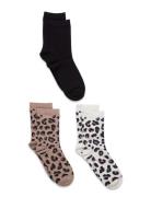 Socks 3 Pack Bg Leo Beige Lindex