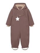 Matwisti Fleece Lined Snowsuit. Grs Purple MINI A TURE