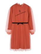 Tulle Tortoise Kid Midi Dress Red Red THE ANIMALS OBSERVATORY