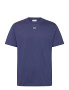 Off Stamp Slim S/S Tee Navy Off-White