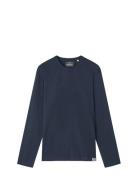 Fine Jersey Thor Tee Ls Fav Navy Mads Nørgaard