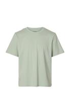 Slhaspen Ss O-Neck Tee Noos Green Selected