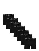 Cotton Stretch Boxer + Wash Bag 7P Black Björn Borg