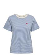 Jdypisa Life S/S Print Top Jrs Noos Blue JDY