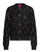 Glitzcras Knit Cardigan Black Cras