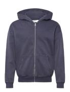 Boxy Fullzip Navy Hollister