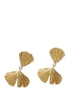 Autumn Leaf Earrings Gold Pernille Corydon