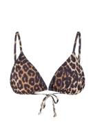 Leopa Bella Bikini Top Brown Becksöndergaard