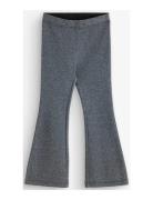 Trousers Flare Lurex Rib Grey Lindex
