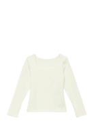 Vmmillion Ls Square Top Jrs Girl Noos Cream Vero Moda Girl