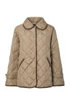 Pcemily Short Quilted Jacket Noos Bc Beige Pieces