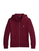 Loopback Fleece Full-Zip Hoodie Burgundy Polo Ralph Lauren