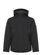 Tech Hooded Short Padded Jacket Black Tommy Hilfiger