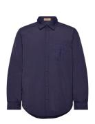 Sergio Crinkled Nylon Navy Rue De Tokyo