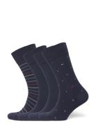 Th Men Sock 4P Tin Giftbox Navy Tommy Hilfiger