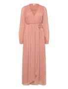 Sienna Dobby Maxi Dress Pink Twist & Tango