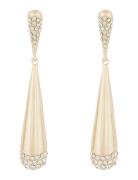 Veil Mirror Double Crystal Ear G/Clear - Gold SNÖ Of Sweden