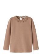 Nmftapia Ls Slim Top Lil Beige Lil'Atelier