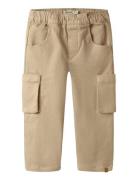 Nmmtaru Loose Twill Pant 1177-Dj Lil Beige Lil'Atelier