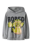 Nkmdeep Bod Nreg Sweat Wh Bru Sky Grey Name It