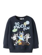 Nmmjared Bluey Nreg Sweat Unb Sky Navy Name It