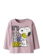 Nmfdrema Snoopy Ls Nreg Top Box Sky Pink Name It