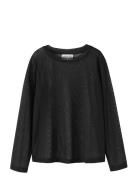 Nkfrophelia Ls Mesh Top Black Name It