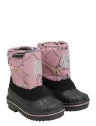 Boots W. Wool & Wp, Aop Pink Color Kids