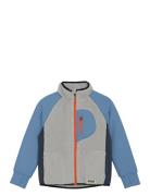 Teddy Jacket W. Fleece Sleeves Blue Color Kids