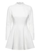 Zephyra Long Sleeve Mini Dress White Bardot